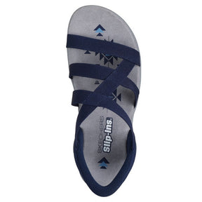 Skechers Slip-Ins: Reggae Slim Strecth Flex Dame Sandal Blå