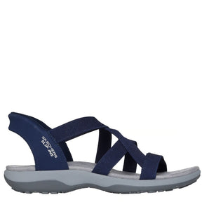 Skechers Slip-Ins: Reggae Slim Strecth Flex Dame Sandal Blå