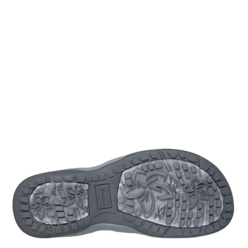 Skechers Slip-Ins: Reggae Slim Strecth Flex Dame Sandal Blå