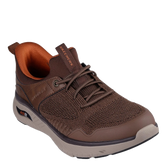 skechers slip-ins sneakers en flot brun nuance, til herre.
Skoen er med elatik snørre.
en utrolig behagelig sko, med en god komfort.