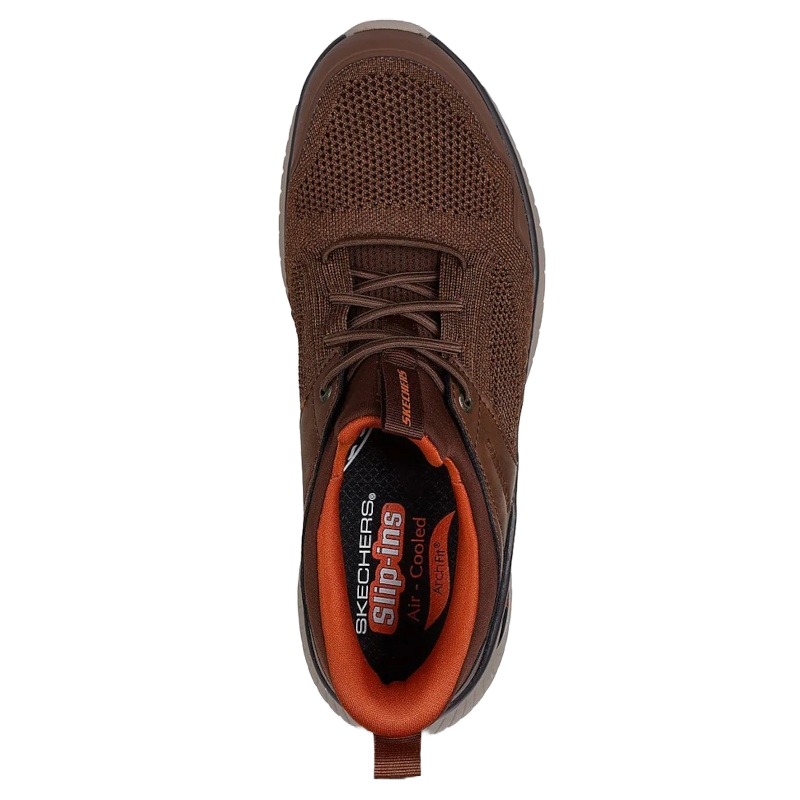 Skechers Slip-ins Relaxed Fit Arch Crosser - Emeric sneakers herre brun