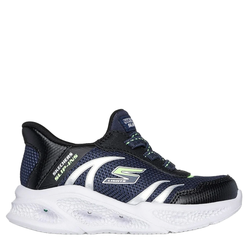 Skechers Meteor-Lights-Brisk-Beeams sneaker børn sort