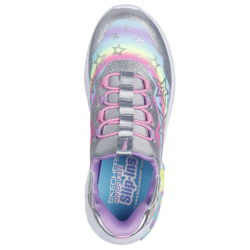 Skechers Slip-ins Unicorn Dreams - Starry Lite blinkesko børn glimmer