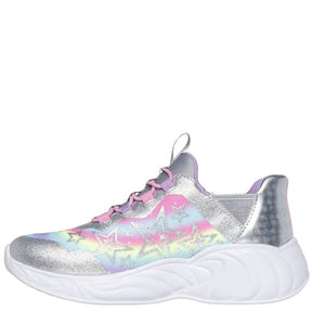 Skechers Slip-ins Unicorn Dreams - Starry Lite blinkesko børn glimmer