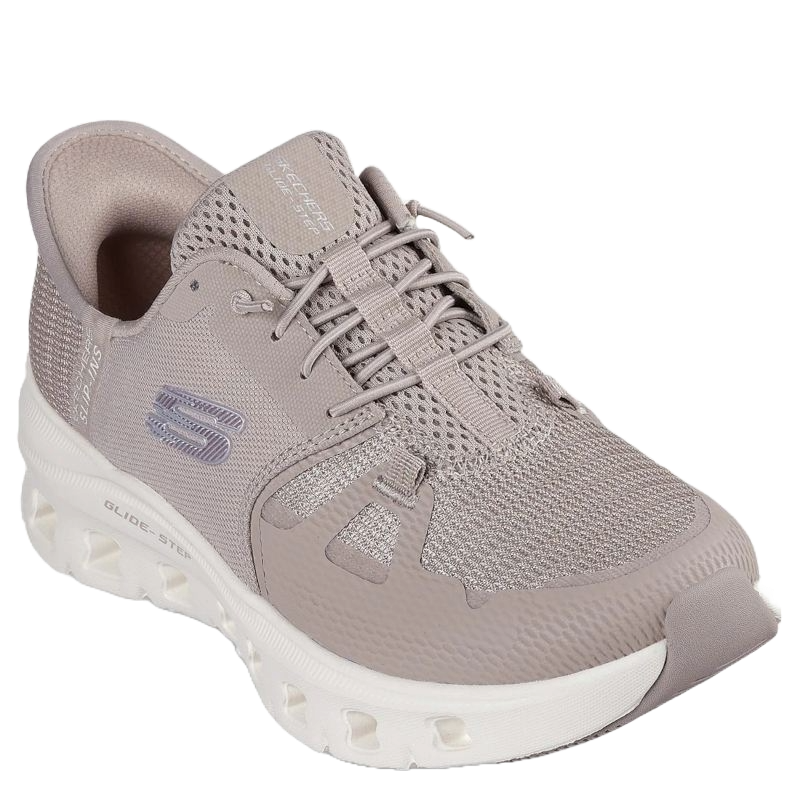 skechers slip-ins sneakers til dame.
skoen er med elastik lukning. en super sko med god bevægelse i.