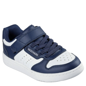 skecher sneakers til børn, i en smart sko i blå/hvid farve.
koen er med elastik snørre.
En cool sko til aktivitet og hverdag.