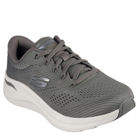 skechers sneakers i en skøn oliven farve og med en lys bund.
Skoen har snørre og en mesh overdel.
Skoen har en fleksibel ydersål med godt greb.