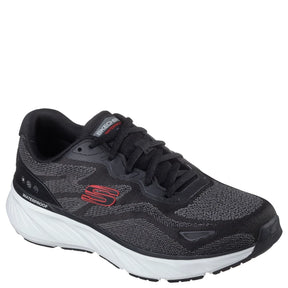 skechers sneakers i sort/grå til herre.
med snørre, en praktisk og flexibel sko.