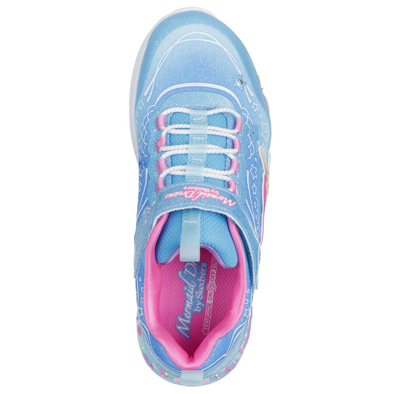 Skechers Mermaid Dreams blinkesko børn turkis