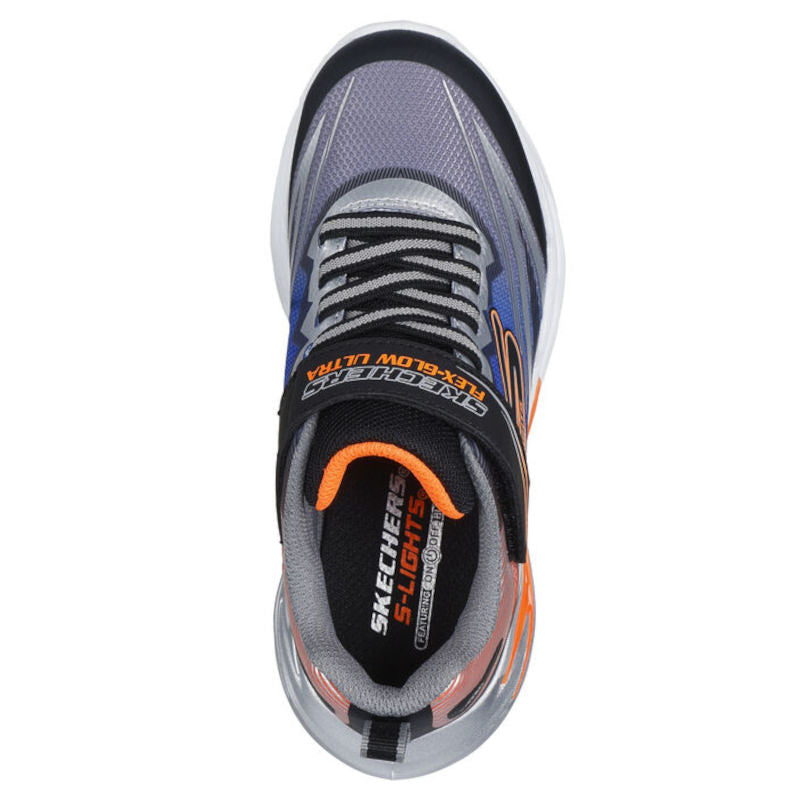 Skechers Flex-Glox Ultra blinkesko børn sort