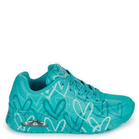 Skechers JGoldcrown - Spread The Love sneakers dame blå