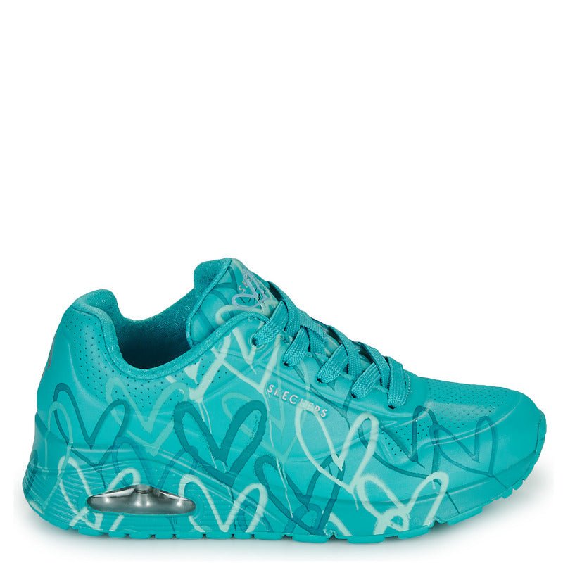 Skechers JGoldcrown - Spread The Love sneakers dame blå