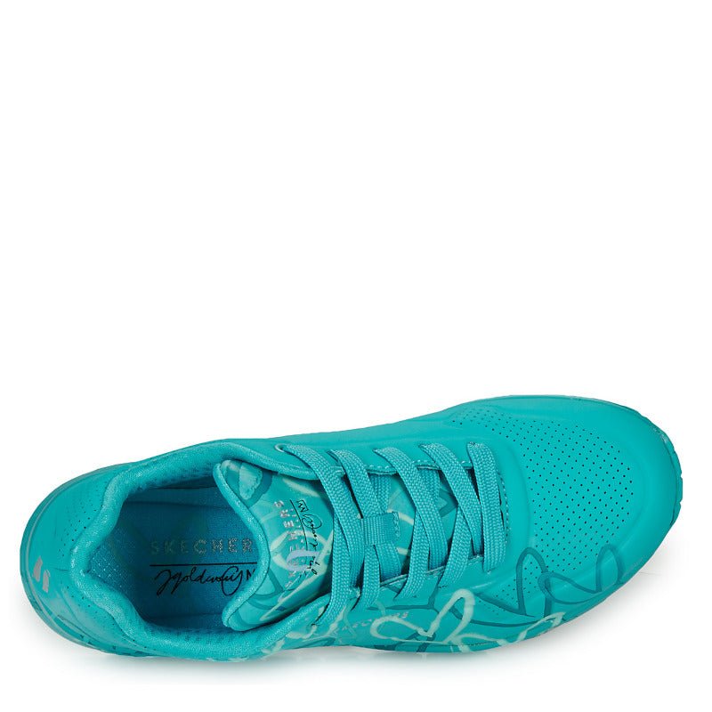 Skechers JGoldcrown - Spread The Love sneakers dame blå