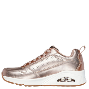 Skechers Street Uno - Metallixs sneakers dame guld