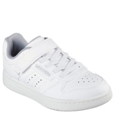 skechers sneakers i en trendy hvid.
Skoen er med velcro lukning, samt elastik snørre.
en smart og komfortabel sko.