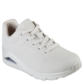 skechers sneakers i en smart beige nuance.
Skoen er med snørre lukning.
modeskoen et let, smart og komfortabel at bærer.