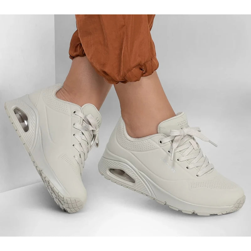 Skechers Uno – Stand on Air sneakers dame beige