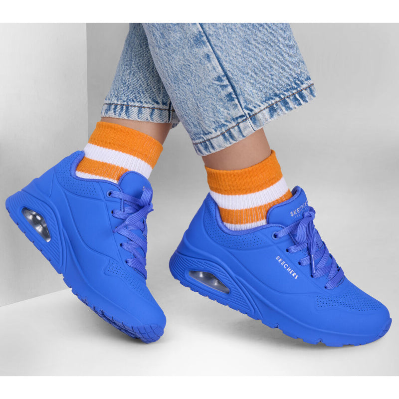 Skechers Uno – Stand on Air sneakers dame blå