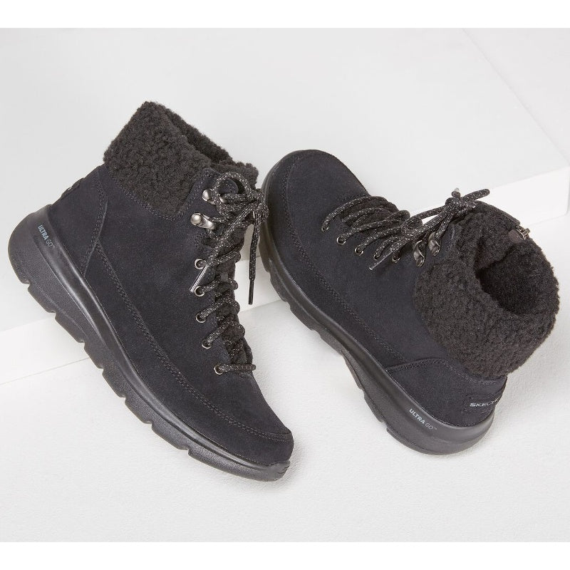 Skechers On the GO Glacial Ultra Woodlands støvle dame sort