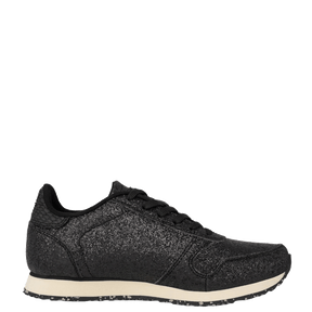 SORT YDUN ICON GLITTER SNEAKER - Peti Sko - WODEN