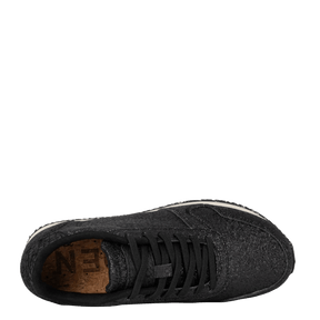 SORT YDUN ICON GLITTER SNEAKER - Peti Sko - WODEN