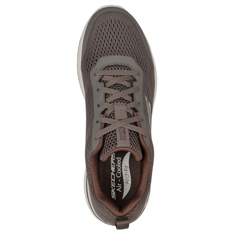 TAUPE GO WALK ARCH FIT - IDYLLIC - Peti Sko - SKECHERS