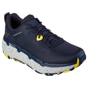 BLÅ/GUL MAX CUSHION SNEAKER - Peti Sko - SKECHERS