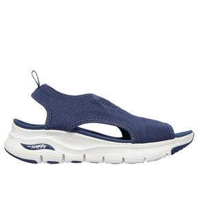 BLÅ/HVID ARCH FIT SANDAL - Peti Sko - SKECHERS