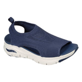 BLÅ/HVID ARCH FIT SANDAL - Peti Sko - SKECHERS