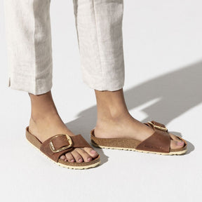 COGNAC BIG BUCKLE SANDAL - Peti Sko - BIRKENSTOCK