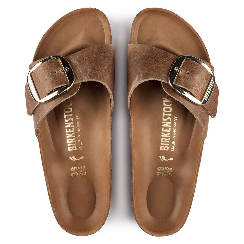 COGNAC BIG BUCKLE SANDAL - Peti Sko - BIRKENSTOCK