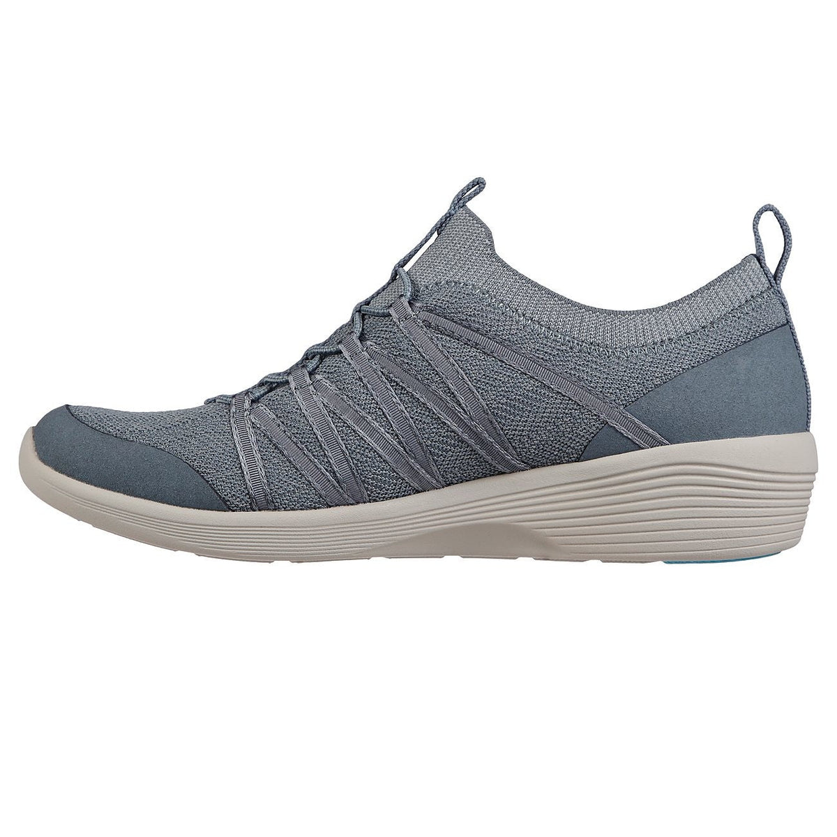 LYSEBLÅ/GRÅ STRETCH EL - Peti Sko - SKECHERS