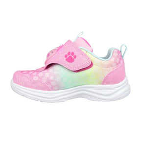 PINK S-LIGHTS GLIMMER KICKS PETS - Peti Sko - SKECHERS