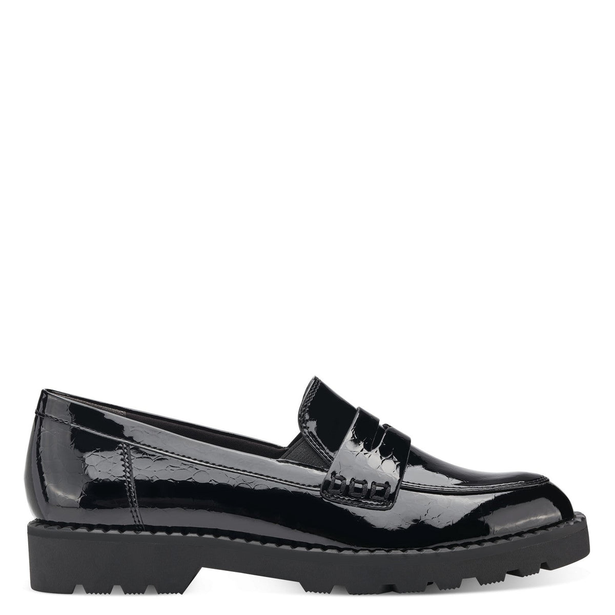 SORT LAK LOAFERS - Peti Sko - TAMARIS