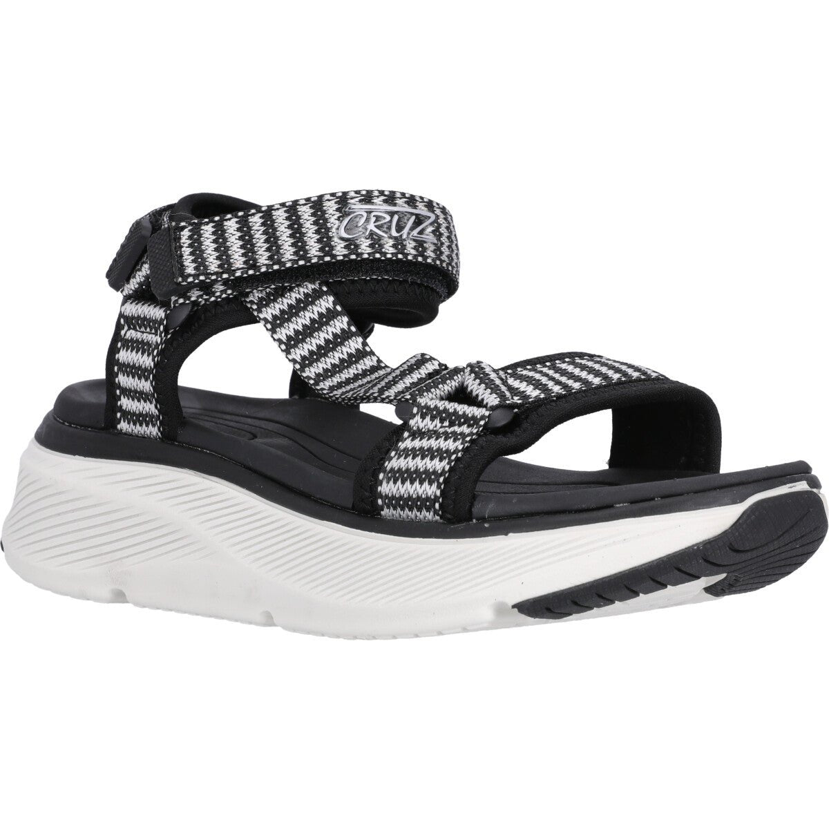 SORT/HVID SANDAL - Peti Sko - CRUZ