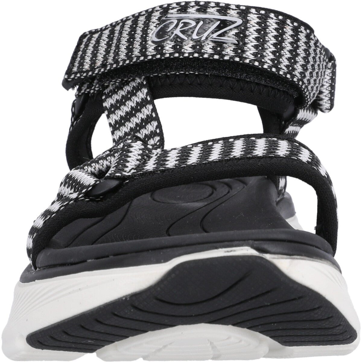 SORT/HVID SANDAL - Peti Sko - CRUZ