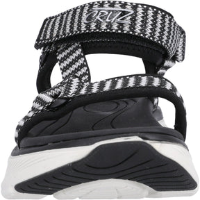 SORT/HVID SANDAL - Peti Sko - CRUZ