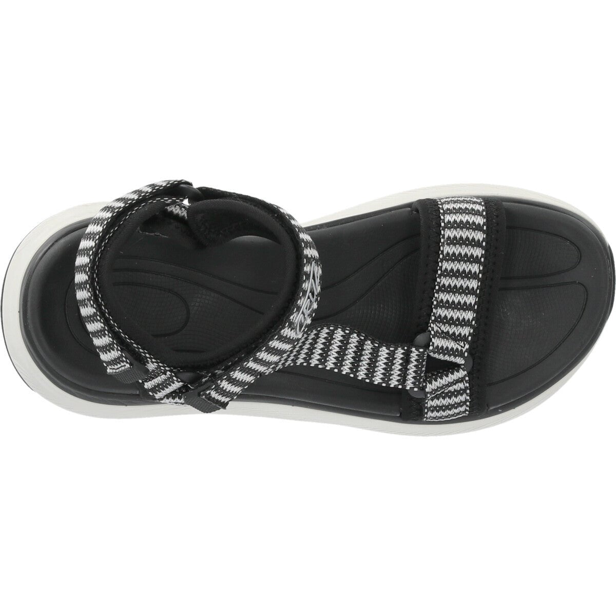 SORT/HVID SANDAL - Peti Sko - CRUZ