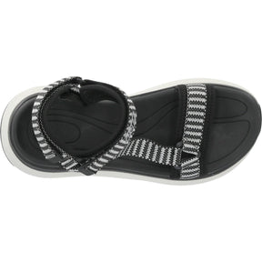SORT/HVID SANDAL - Peti Sko - CRUZ